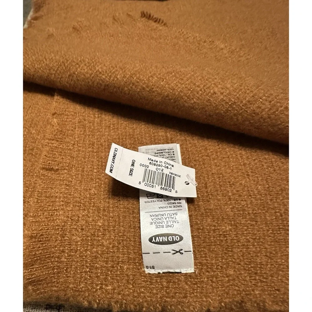 NEW,  Old Navy Large Soft-Brushed Scarf Camel